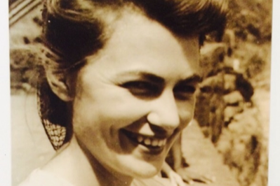 Sepia photo of Vickys grandmother Krystyna Iglikowski 